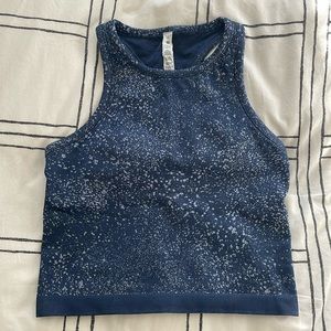 Ebb to Street Cropped Racerback Tank Top
